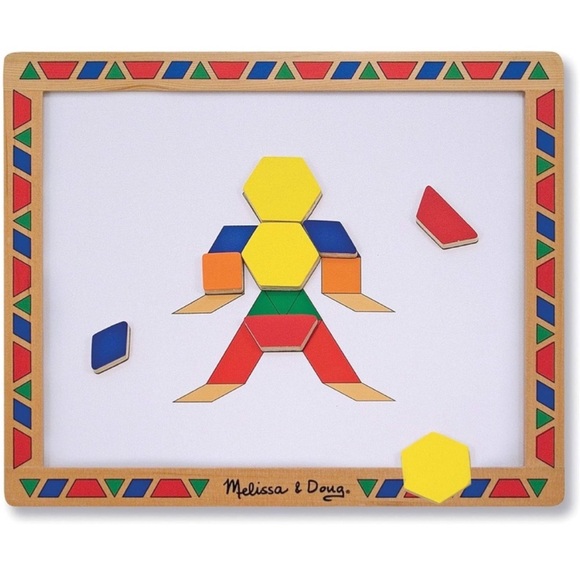Melissa & Doug Magnetic Pattern Block Kit - Picture 4 of 7